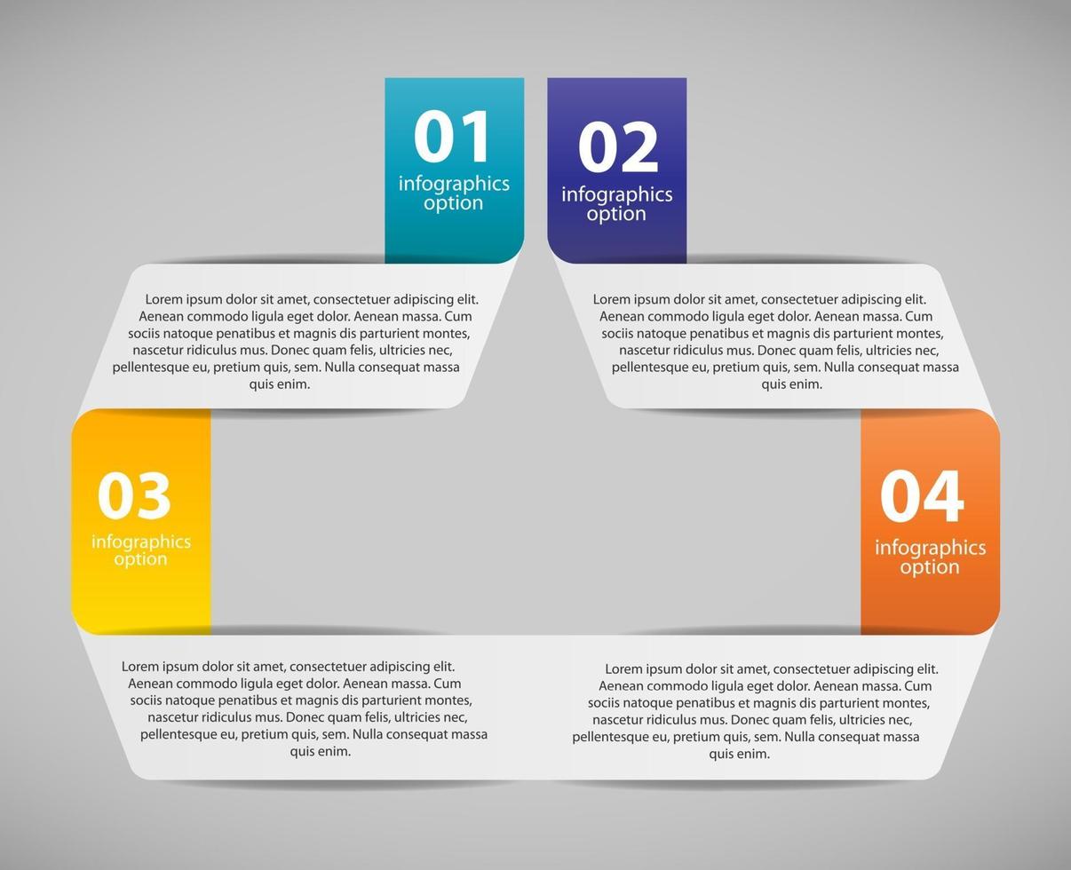 illustration vectorielle de modèle d'entreprise infographique vecteur