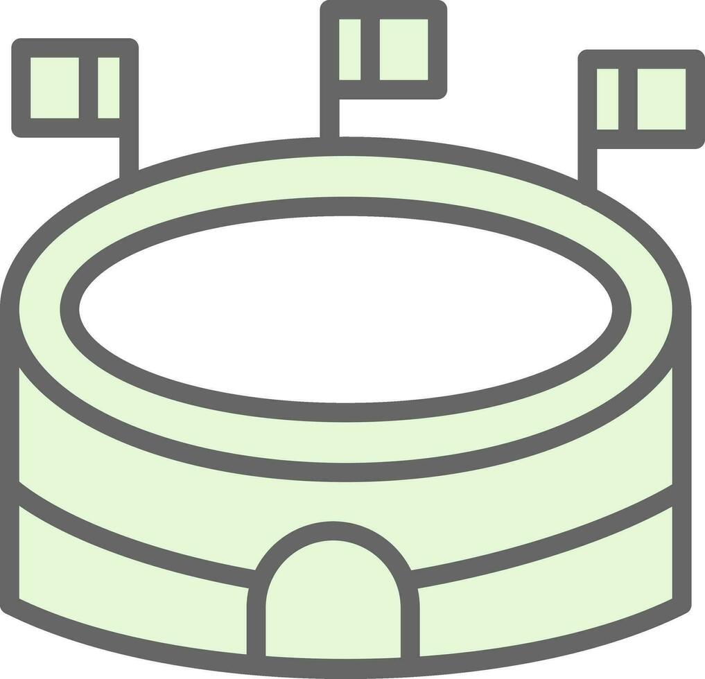 conception d'icône de vecteur de stade