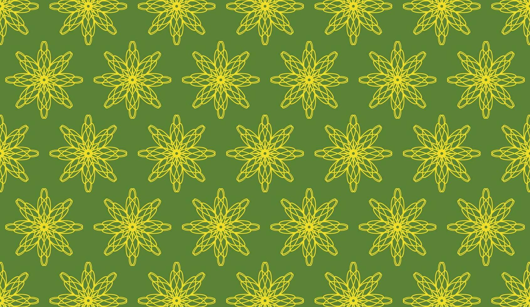 abstrait luxe élégant Jaune et vert floral sans couture modèle vecteur