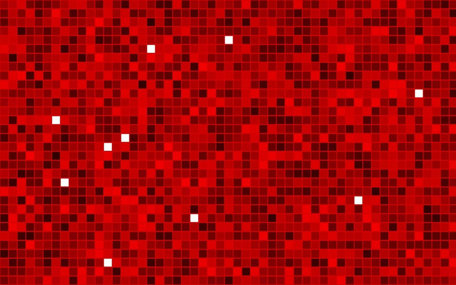 modèle vectoriel rouge clair avec cristaux, rectangles.