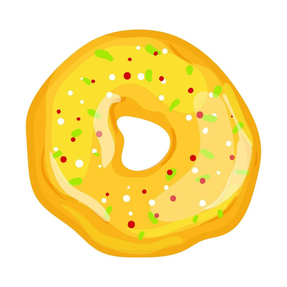vecteur illustration de brillant et appétissant Donut