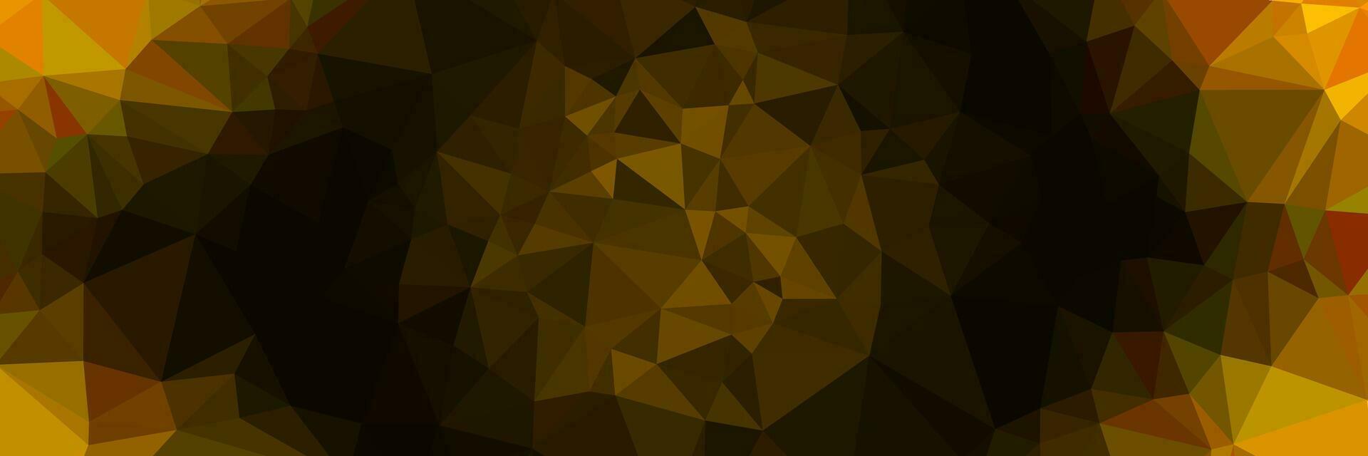 abstrait Orange Contexte avec Triangles vecteur