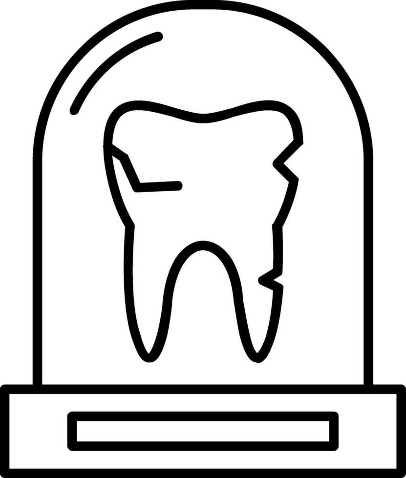 icône de vecteur de dents