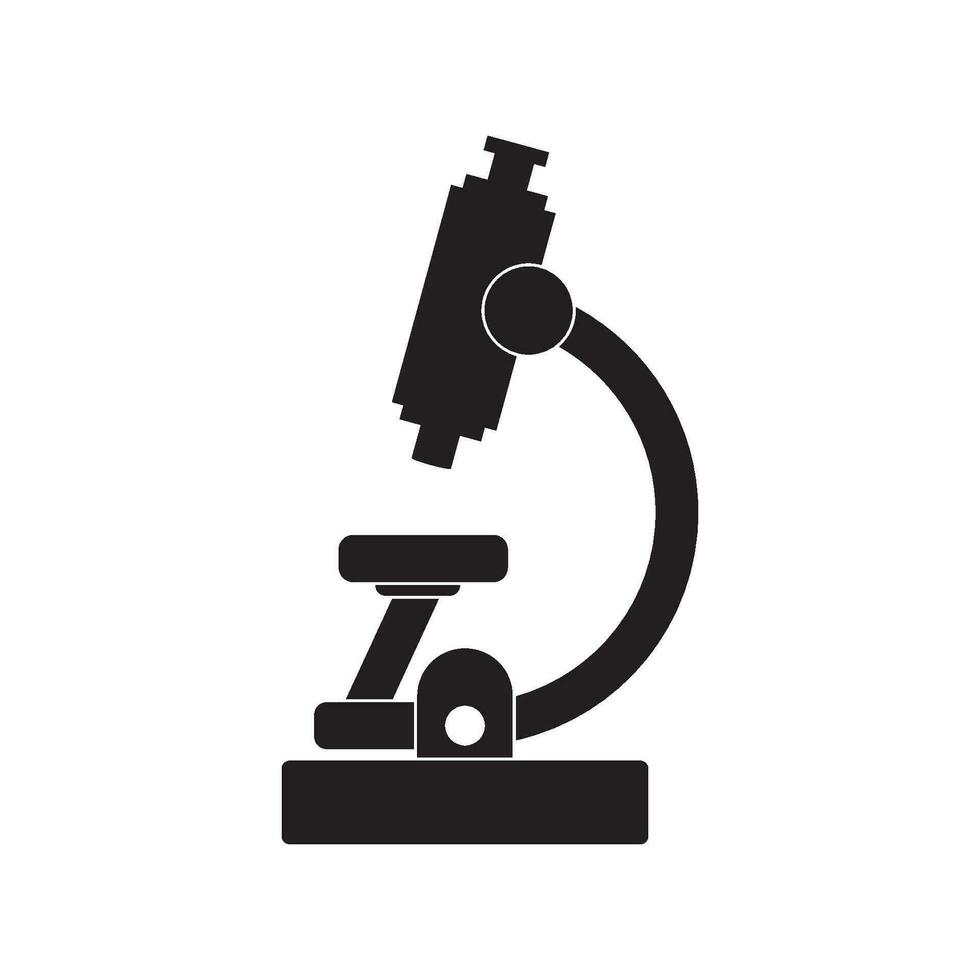vecteur d'icône de microscope