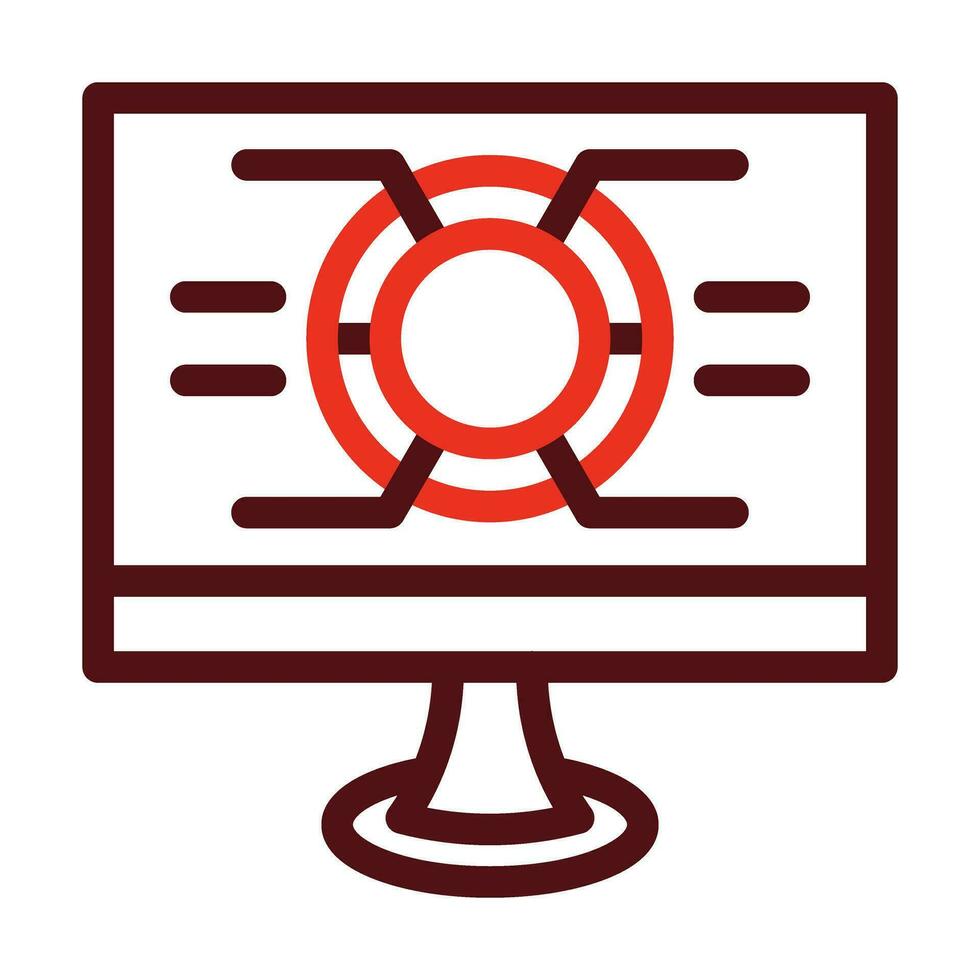 ux analytique vecteur épais ligne deux Couleur Icônes pour personnel et commercial utiliser.