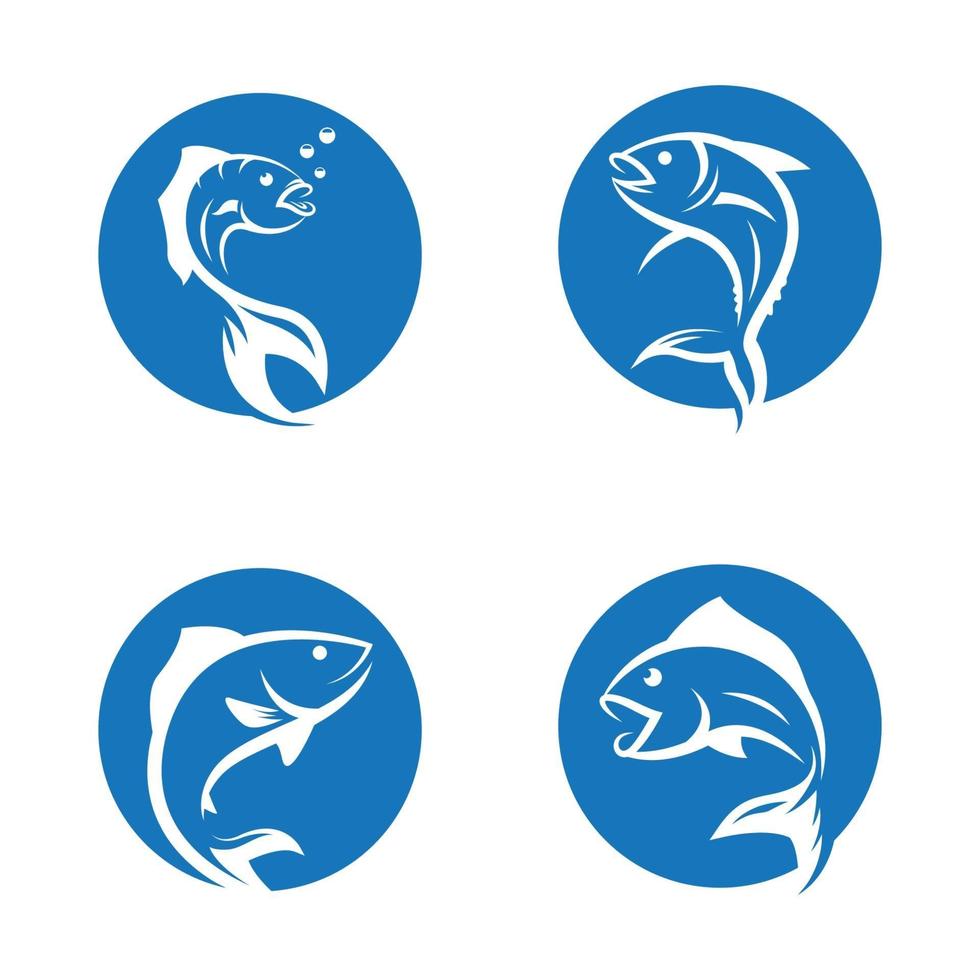 illustration d'images de logo de poisson vecteur