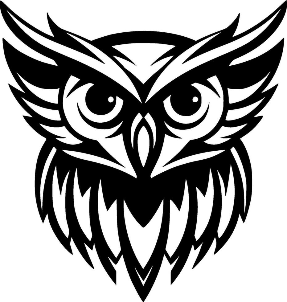 hibou - haute qualité vecteur logo - vecteur illustration idéal pour T-shirt graphique