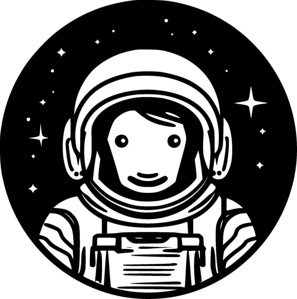 astronaute - haute qualité vecteur logo - vecteur illustration idéal pour T-shirt graphique