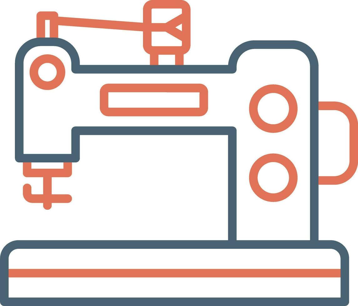 icône de vecteur de machine à coudre