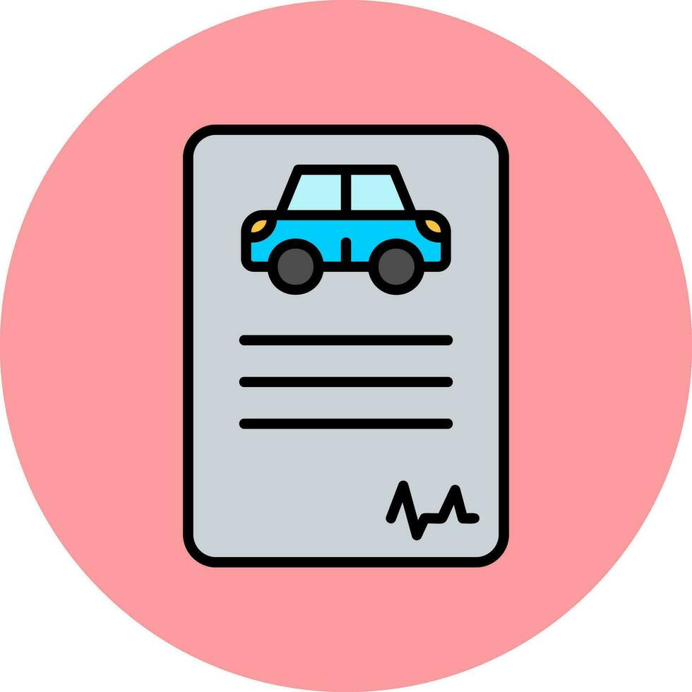 icône de vecteur de permis de conduire