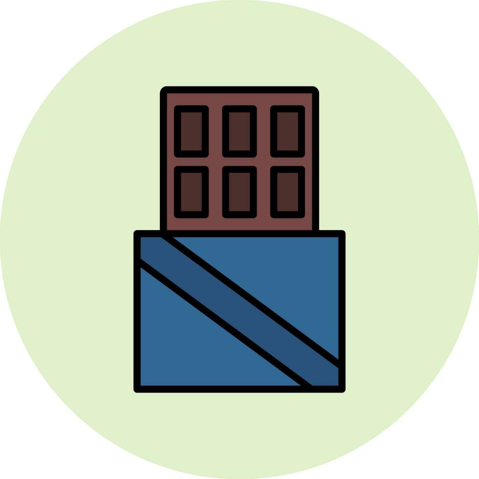 icône de vecteur de chocolat