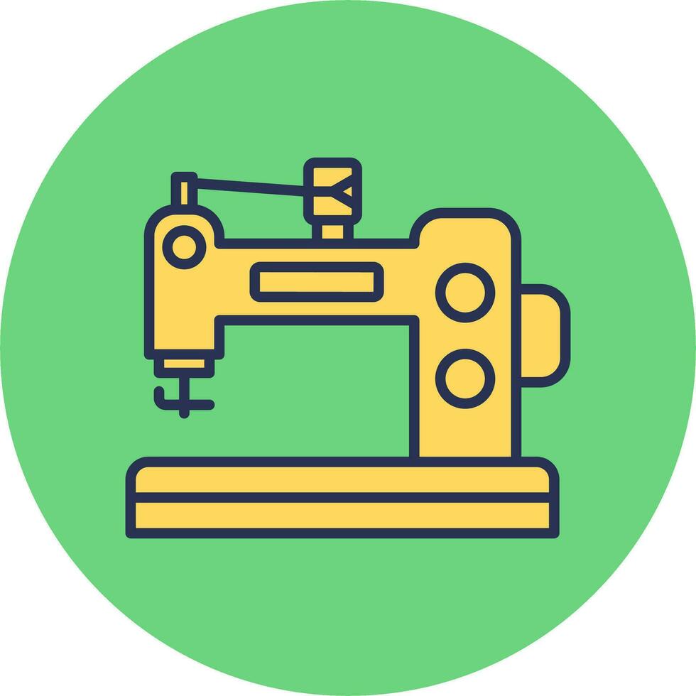 icône de vecteur de machine à coudre