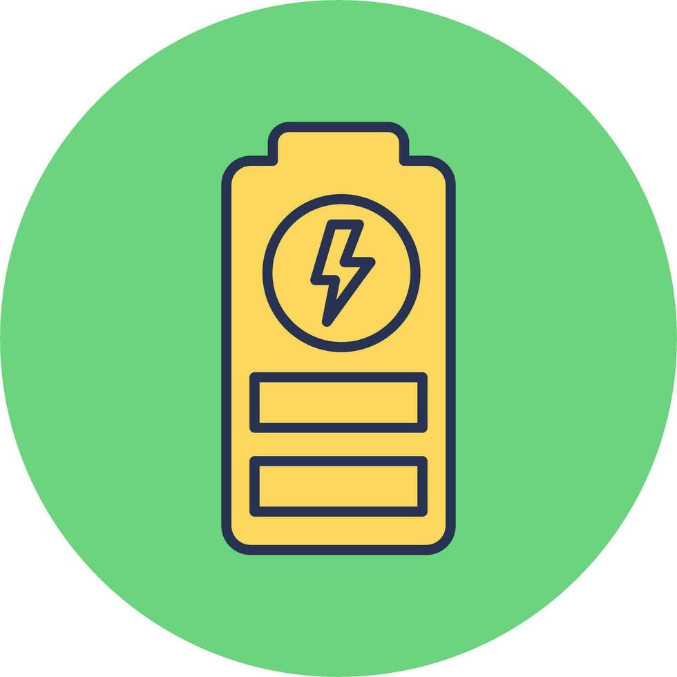 icône de vecteur de charge de la batterie