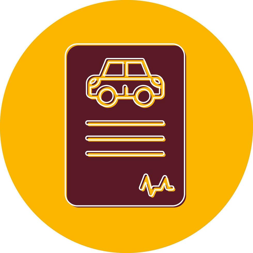 icône de vecteur de permis de conduire