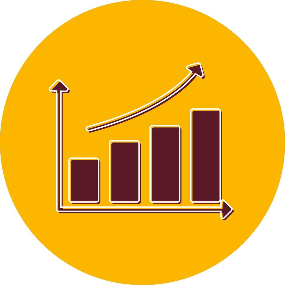 icône de vecteur de croissance