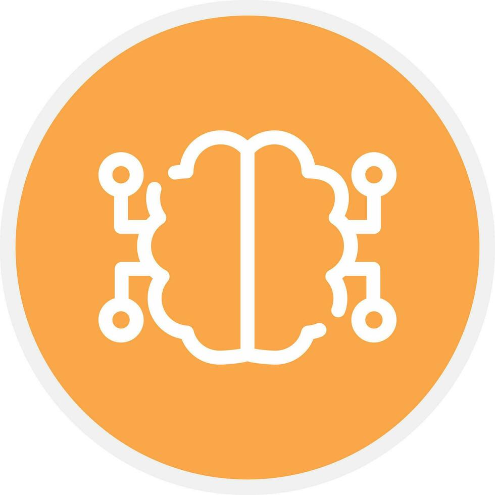 les neurones circuit Créatif icône conception vecteur