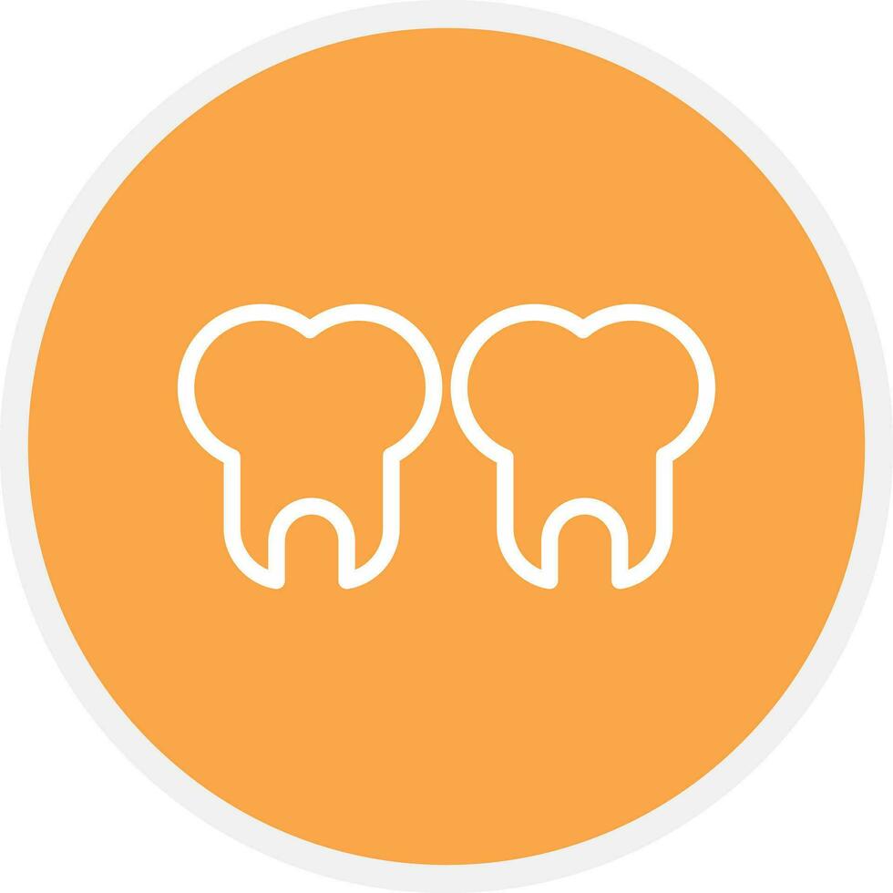 les dents Créatif icône conception vecteur