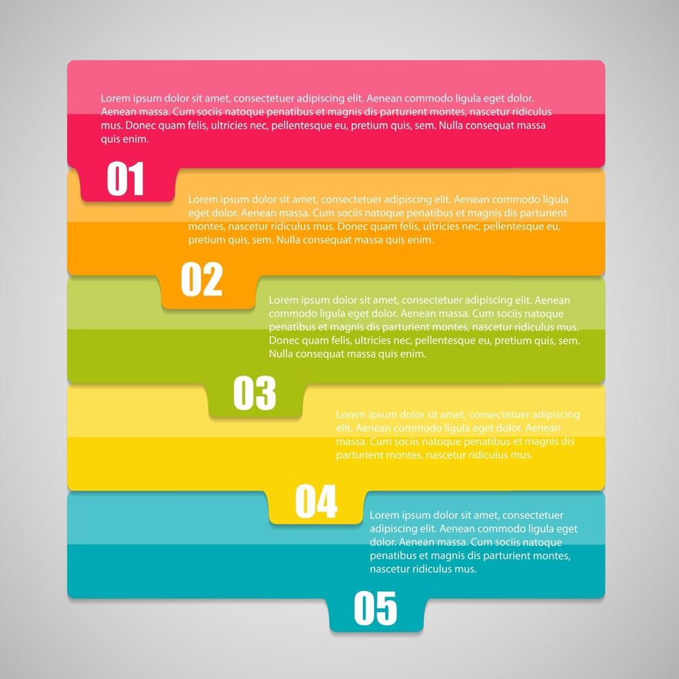 illustration vectorielle de modèle d'entreprise infographique vecteur