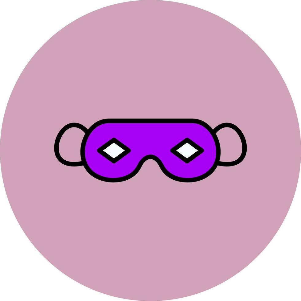 icône de vecteur de masque pour les yeux