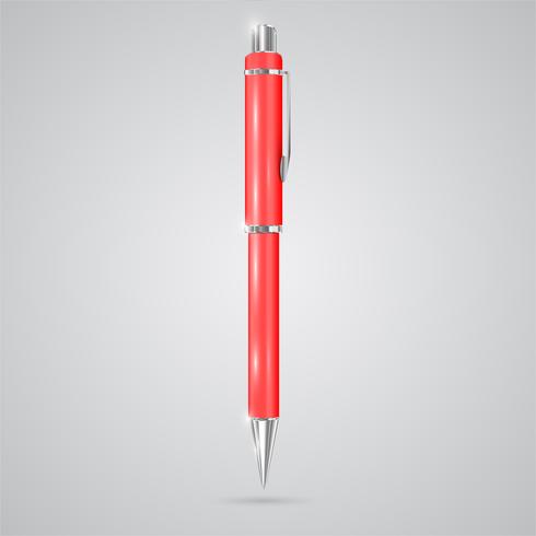 Stylo réaliste coloré, vector