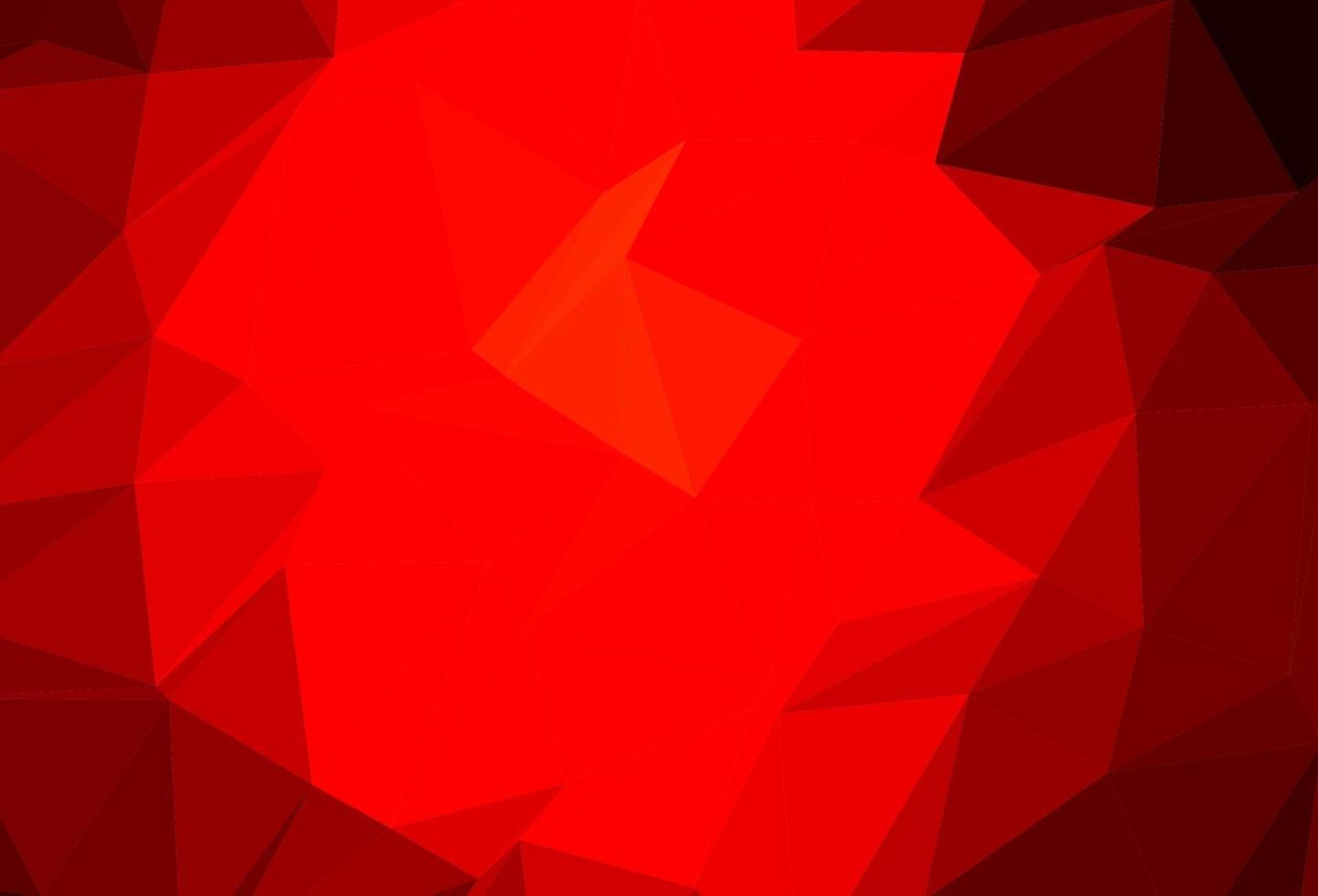 disposition polygonale abstraite de vecteur rouge clair.