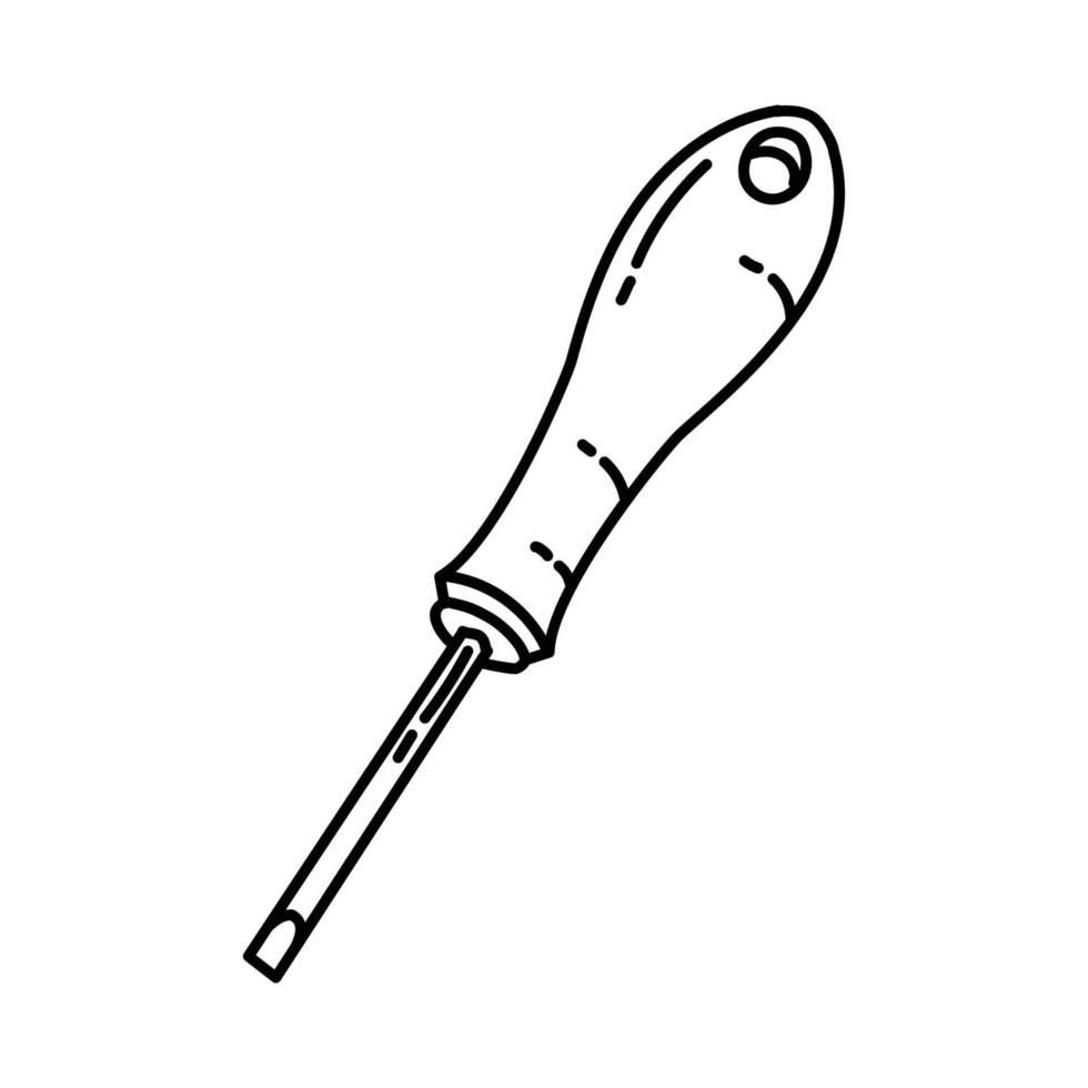 icône de bradaille. doodle dessinés à la main ou style d'icône de contour vecteur