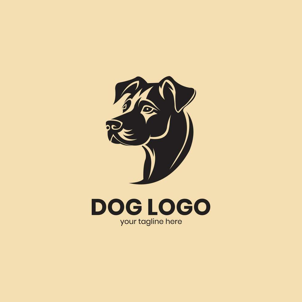 chien logo conception vecteur Stock illustration