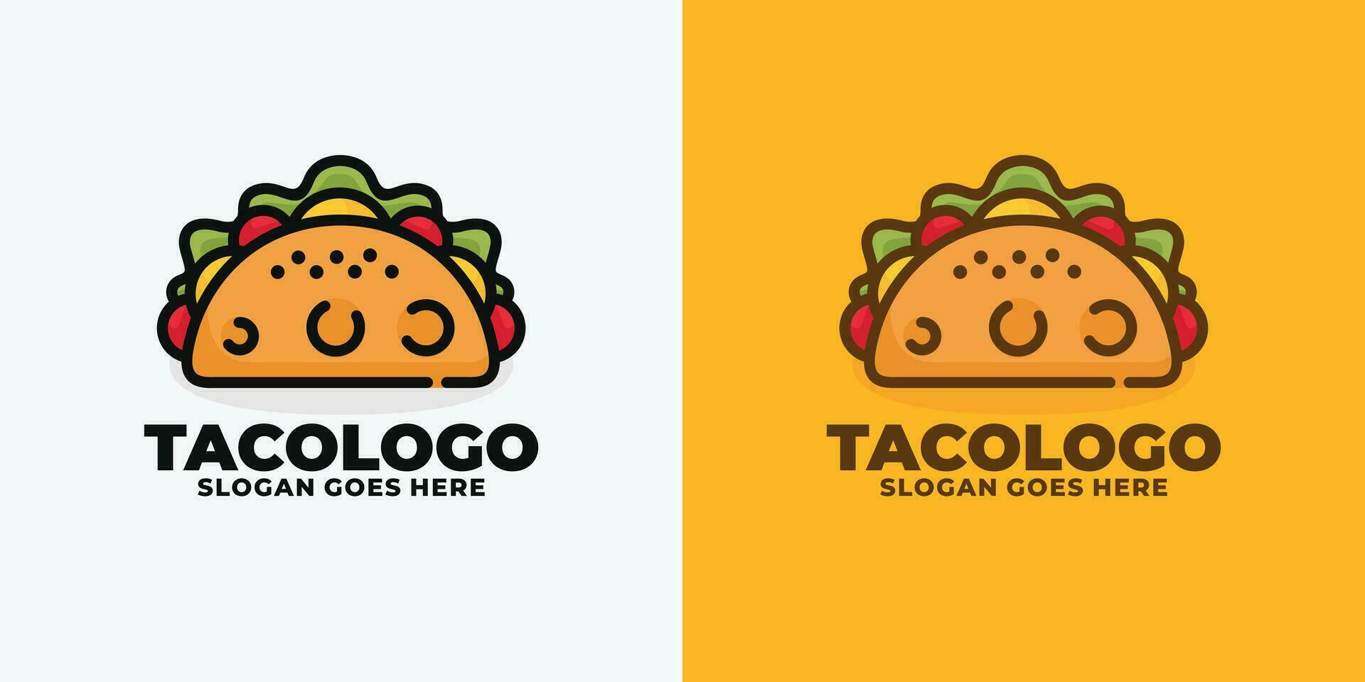 taco logo conception vecteur illustration