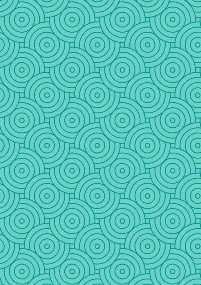 abstrait cercle ligne Contexte illustration papier Taille avec bleu couleur. vecteur