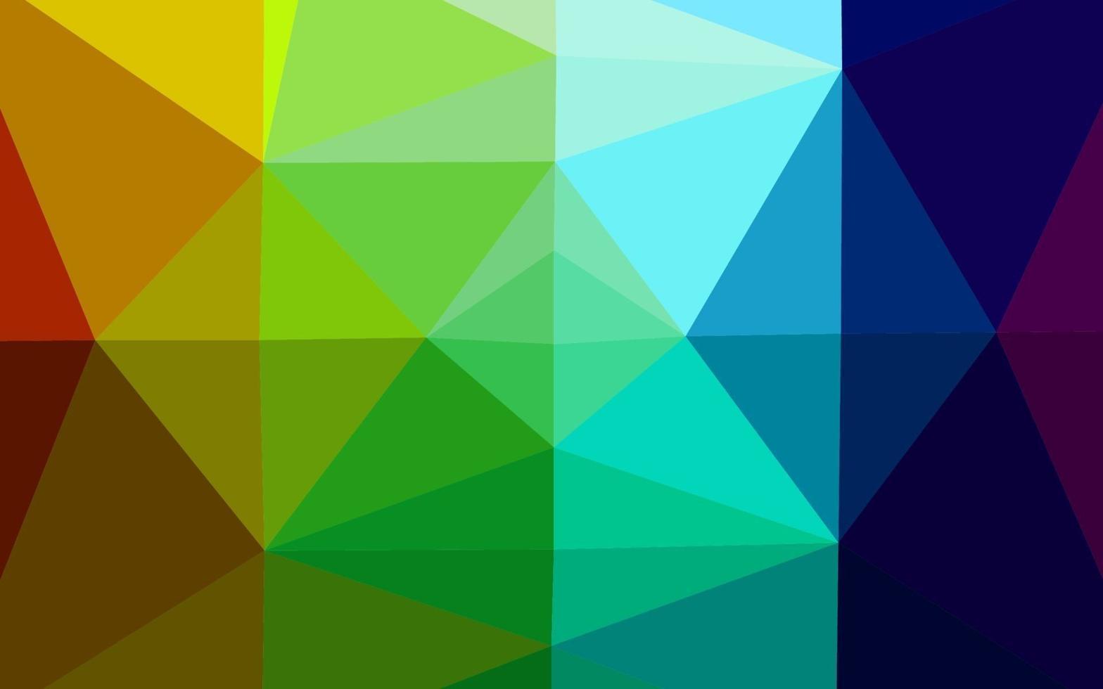 couverture polygonale abstraite multicolore sombre, vecteur arc-en-ciel.