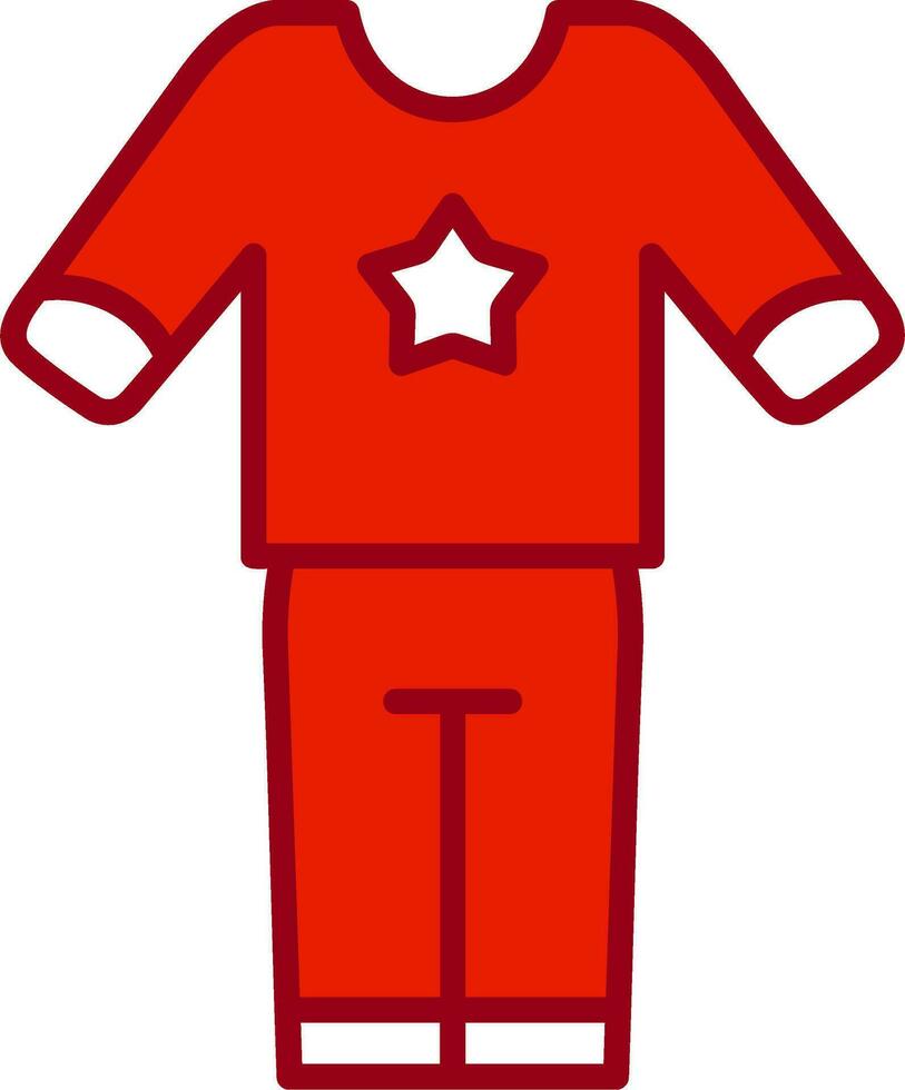 icône de vecteur de pijama