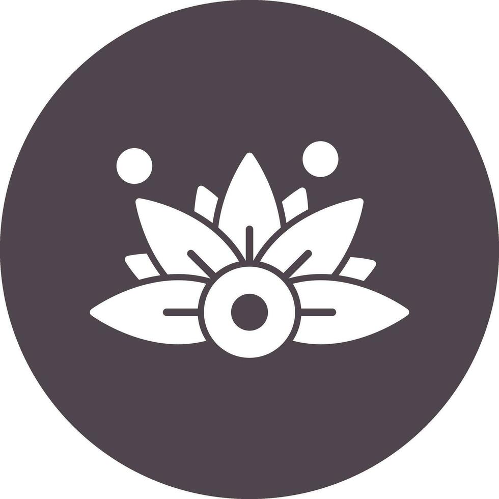 icône de vecteur de fleur de lotus