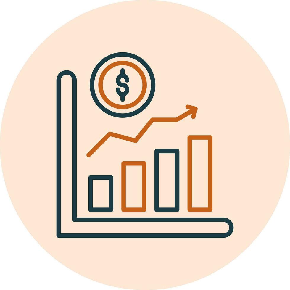 icône de vecteur de croissance