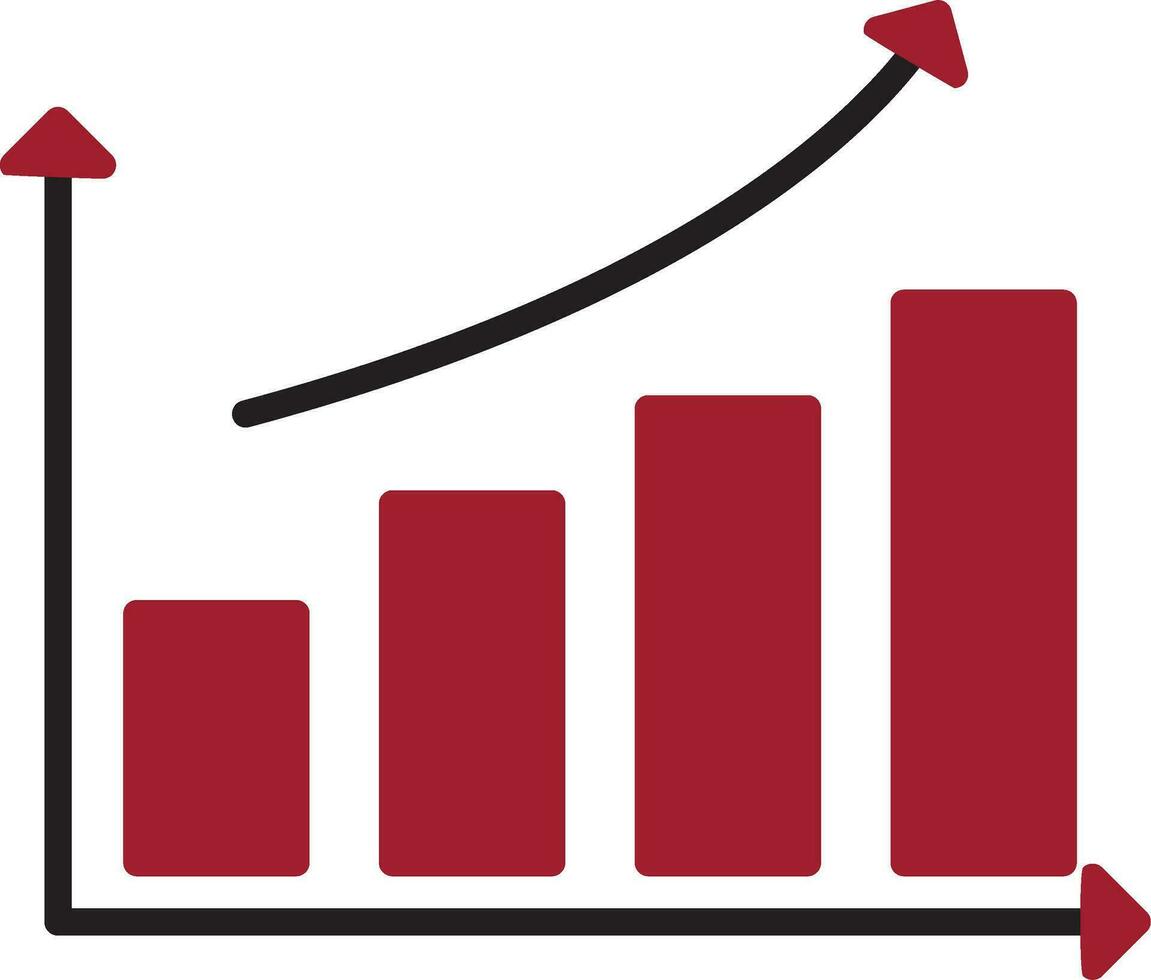 icône de vecteur de croissance