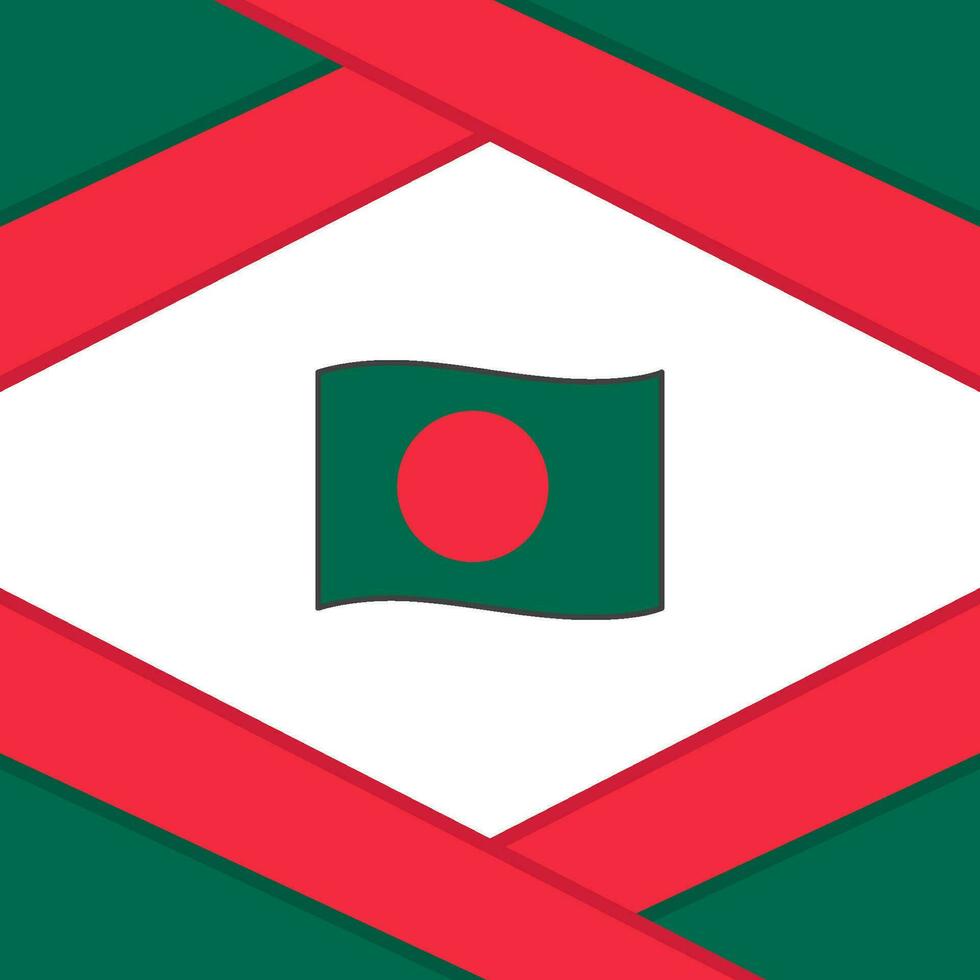 bangladesh drapeau abstrait Contexte conception modèle. bangladesh indépendance journée bannière social médias poste. bangladesh modèle vecteur