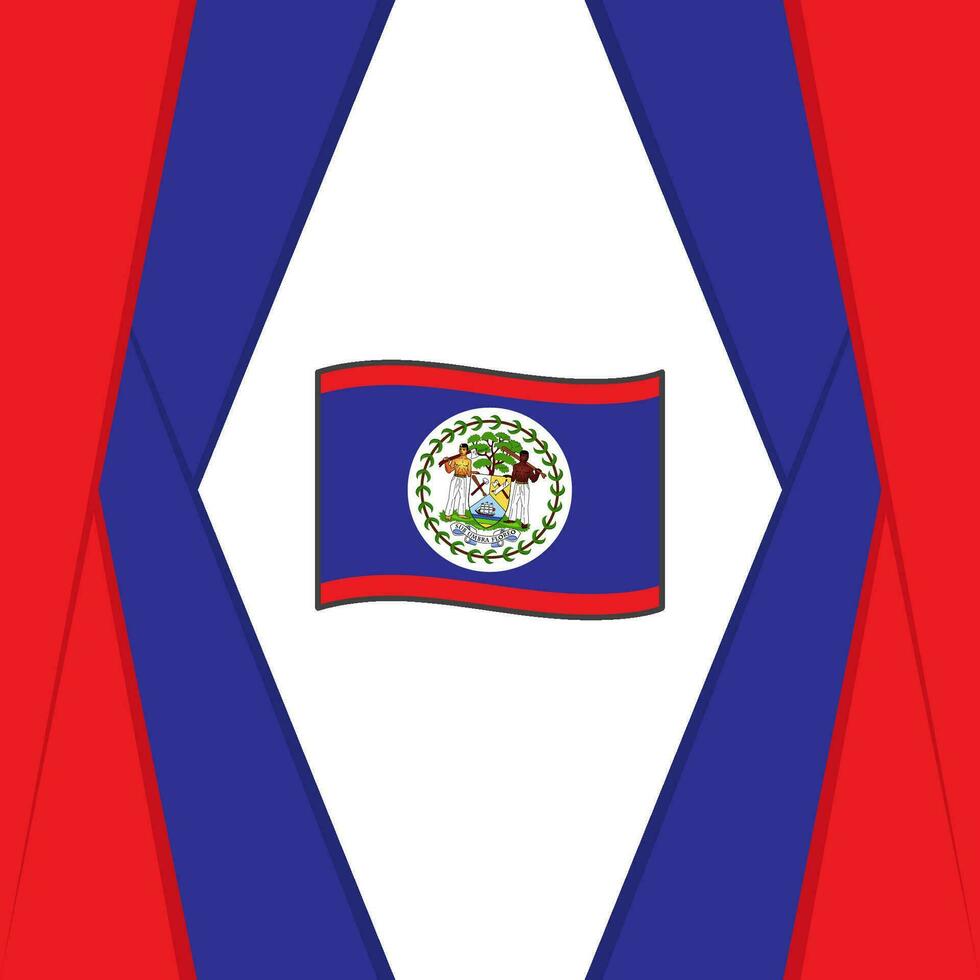 Belize drapeau abstrait Contexte conception modèle. Belize indépendance journée bannière social médias poste. Belize Contexte vecteur