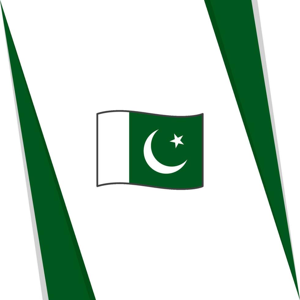 Pakistan drapeau abstrait Contexte conception modèle. Pakistan indépendance journée bannière social médias poste. Pakistan drapeau vecteur