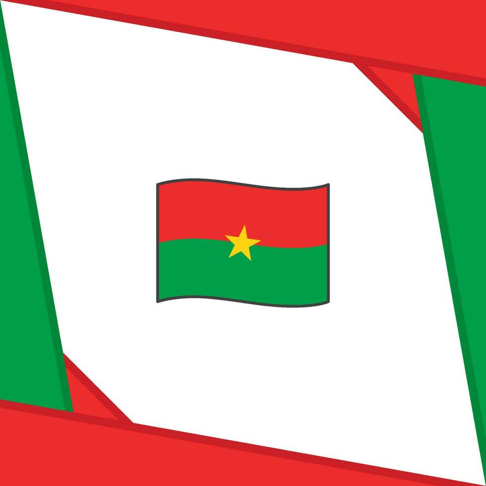 burkina faso drapeau abstrait Contexte conception modèle. burkina faso indépendance journée bannière social médias poste. burkina faso indépendance journée vecteur