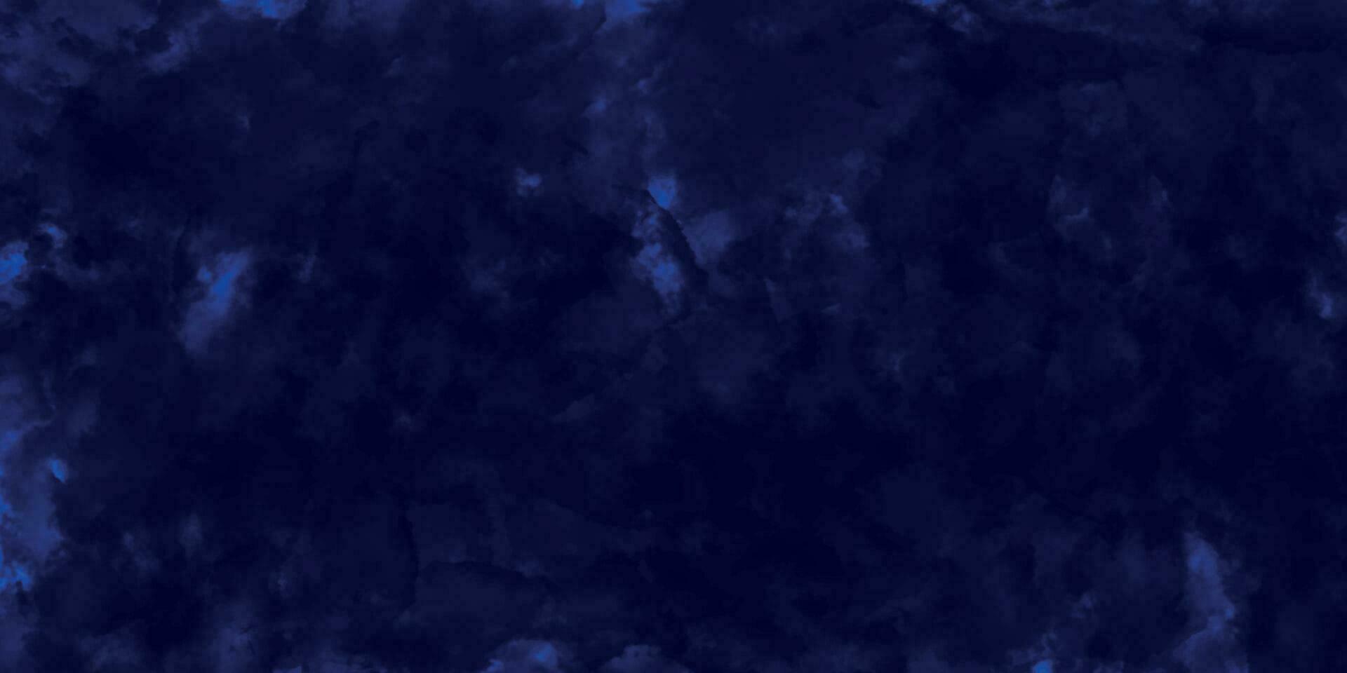 foncé bleu aquarelle Contexte. marine bleu aquarelle texture. Contexte. aquarelle laver aqua peint texture proche en haut, grunge conception. vecteur