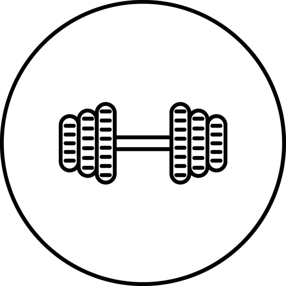 Ajustable haltères vecteur icône