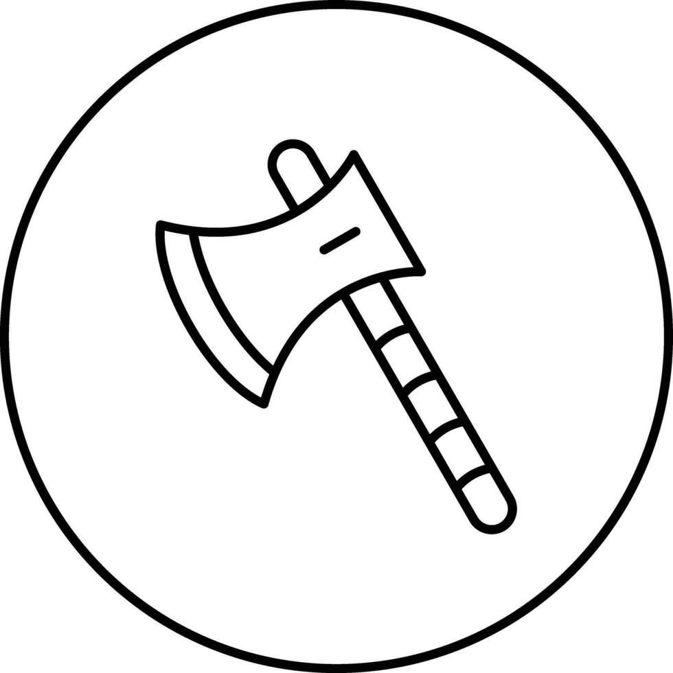 icône de vecteur de hache