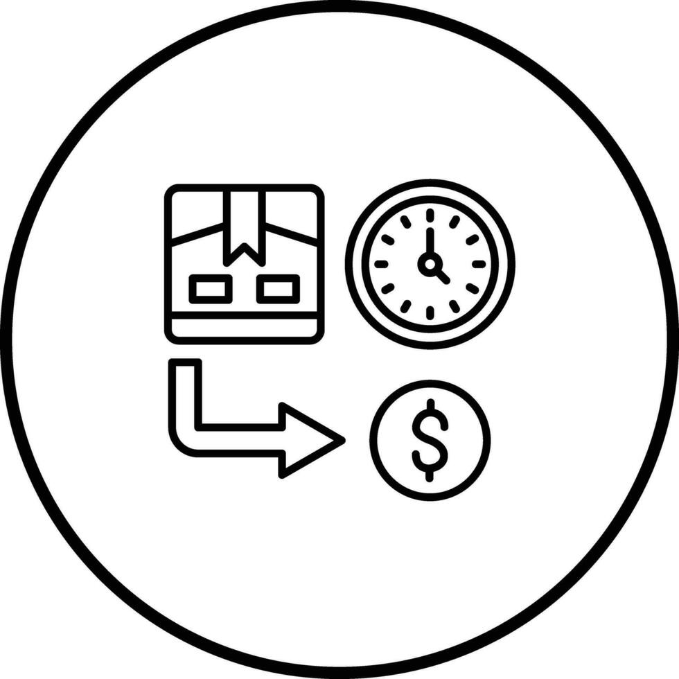 un service charge vecteur icône