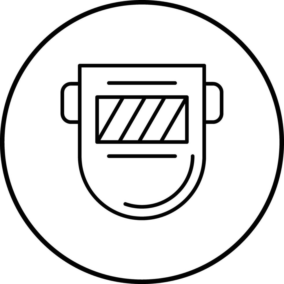 icône de vecteur de masque de soudage