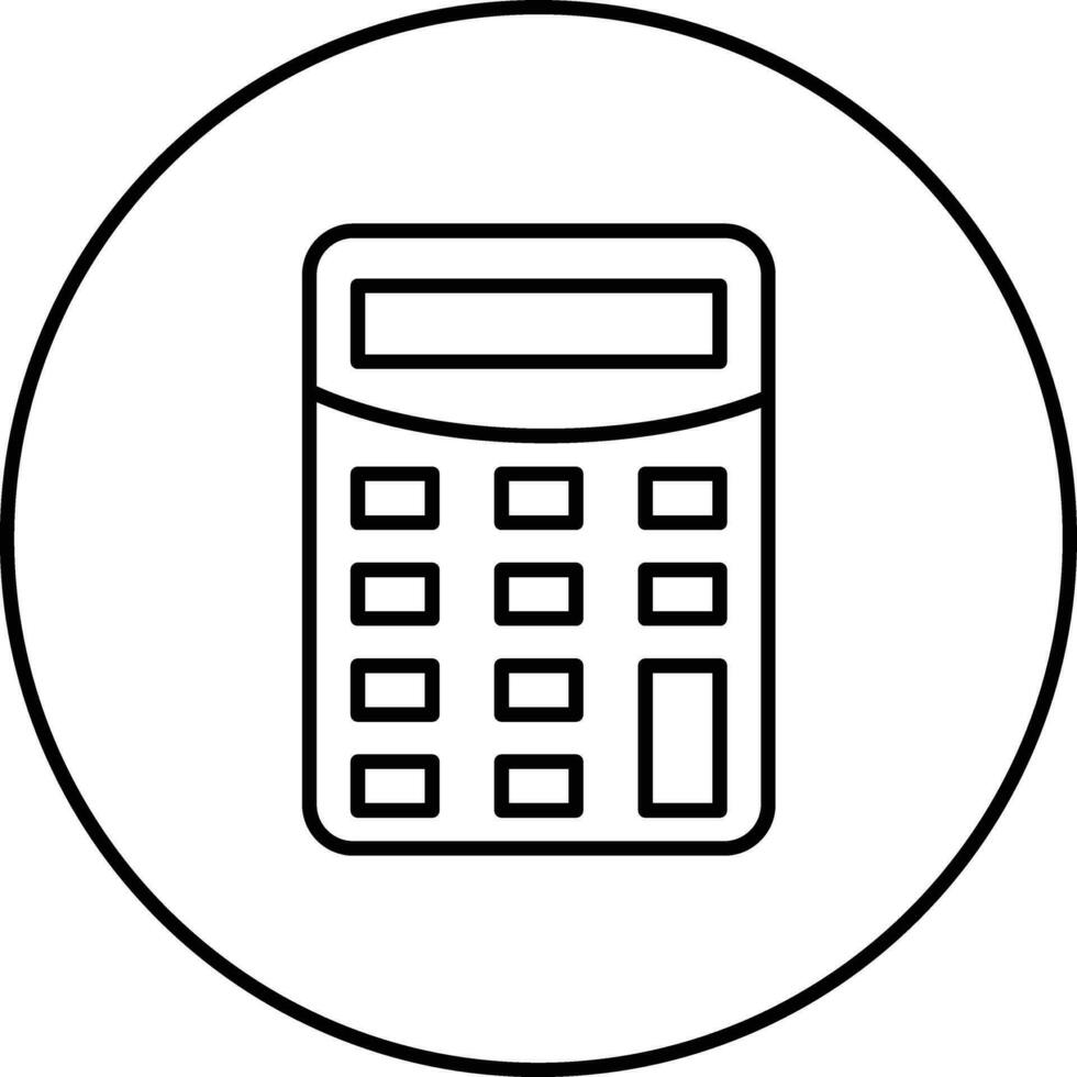 icône de vecteur de calculatrice