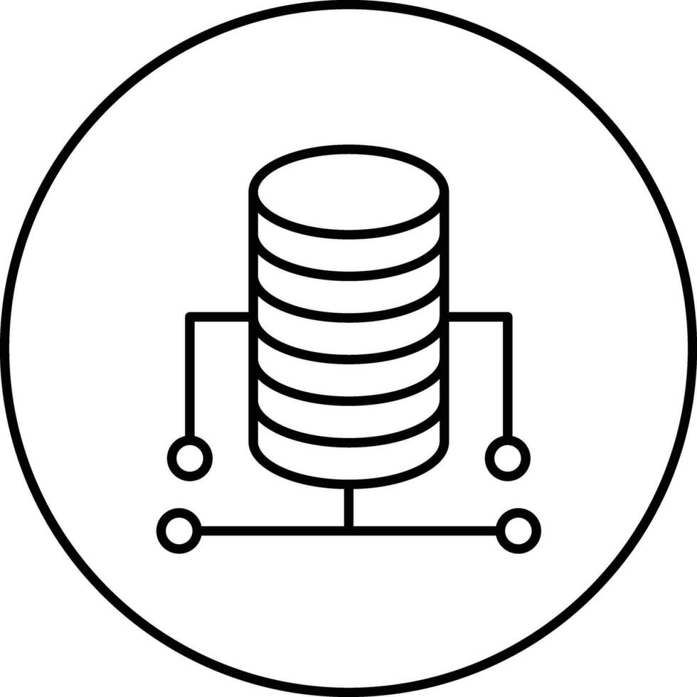 icône de vecteur de base de données