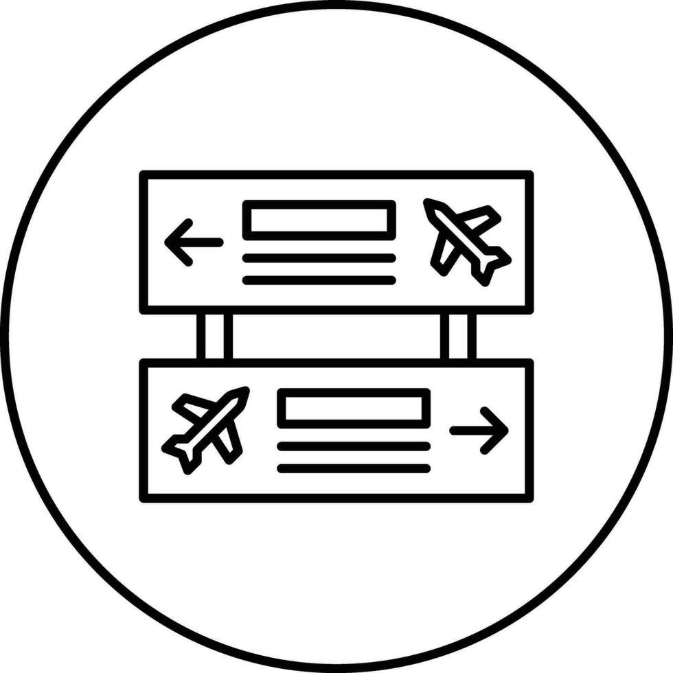 icône de vecteur de directions