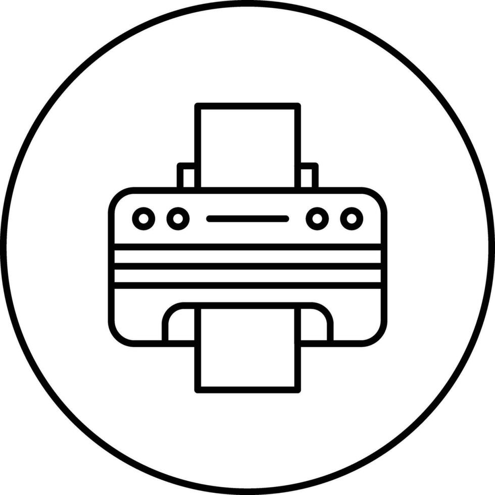 icône de vecteur d & # 39; imprimante