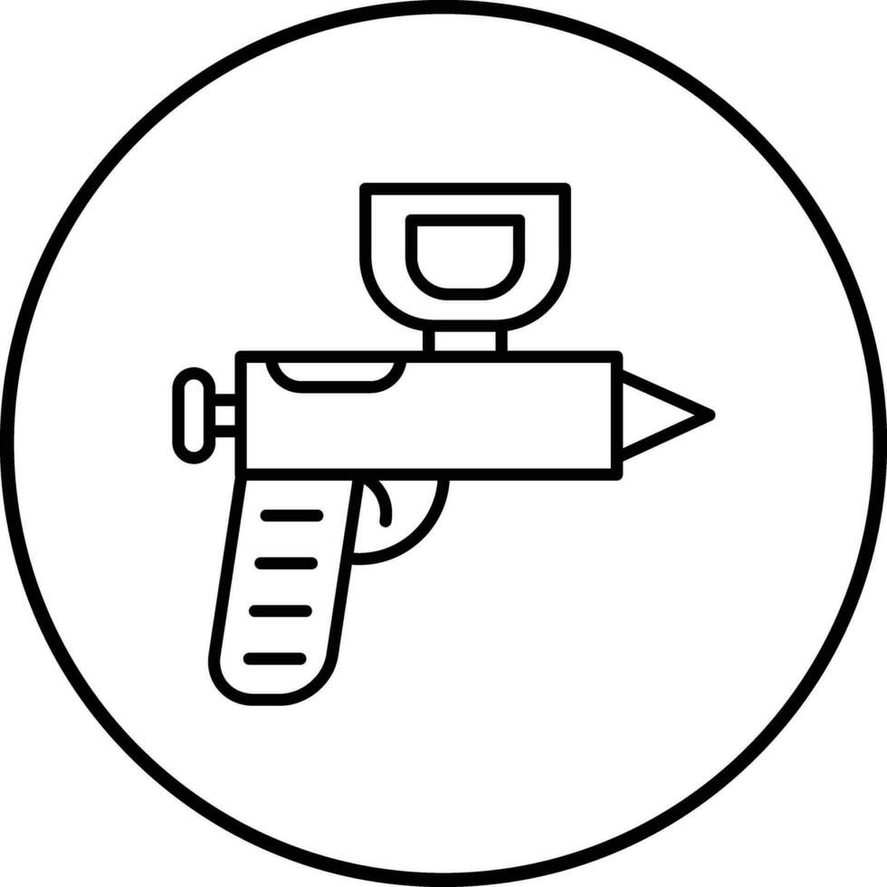 icône de vecteur aérographe