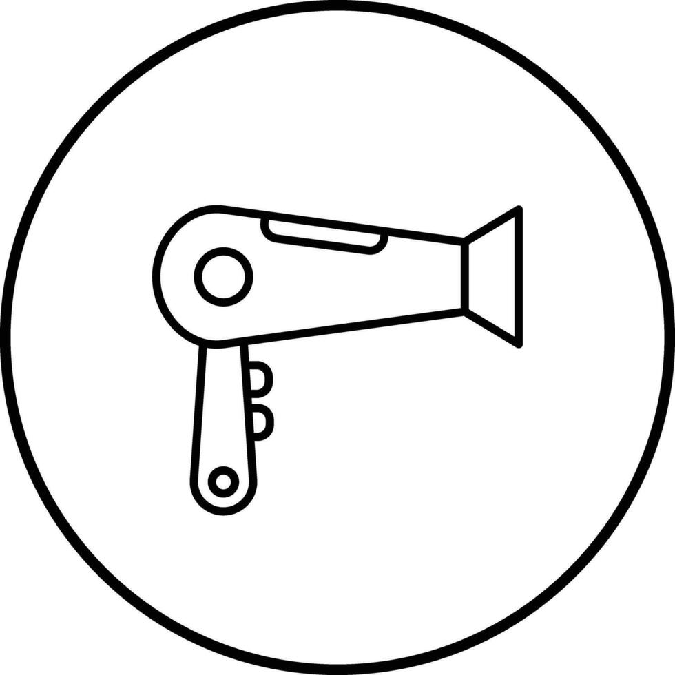 icône de vecteur de sèche-cheveux
