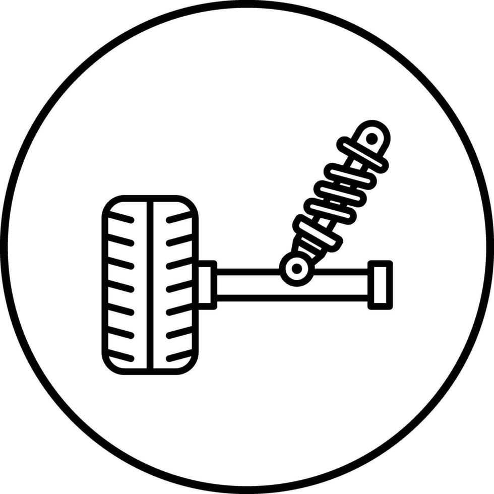 icône de vecteur de suspension